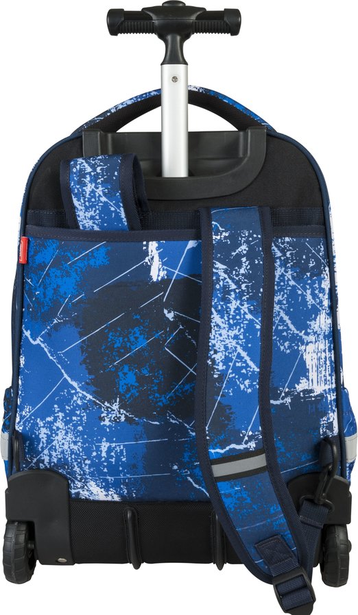 Backpack Large 3 Zip Trolley Bag Sparkling Blue