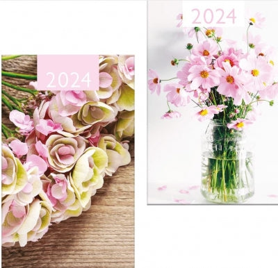 Pocket Diary 2024 One Week On Two Pages - 108X68Mm