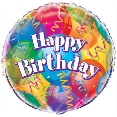 Helium Balloon - Happy Birthday 46Cm