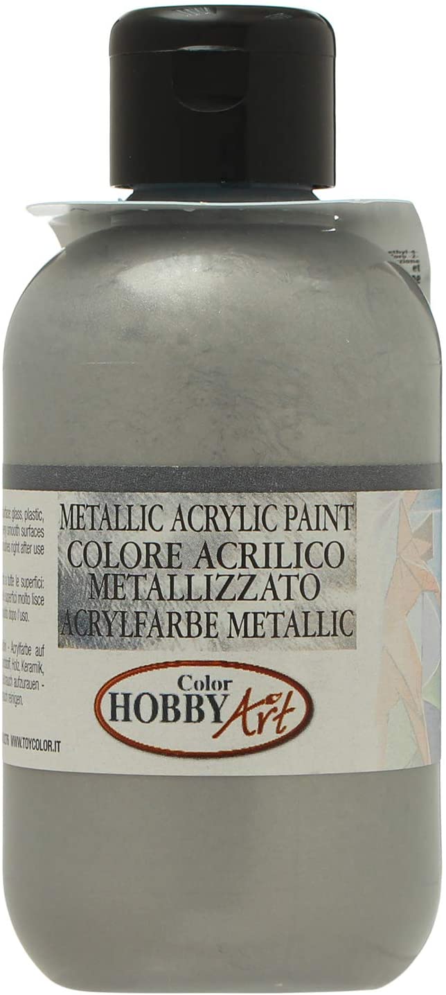 Acrylic Paint Silver 250Ml Eduline Malta