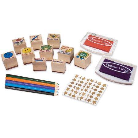 Wooden Classroom Stamp Set