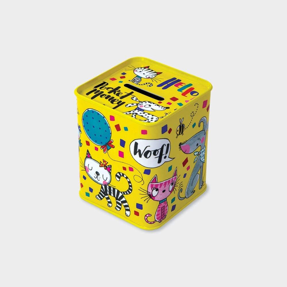 Tin Money Box – Cats & Dogs