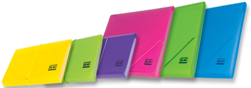 A4 Pvc Expanding Organizer/Accordian File X13 Green