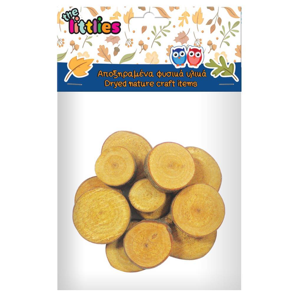 Dryed Wood Slice Yellow 40Gr