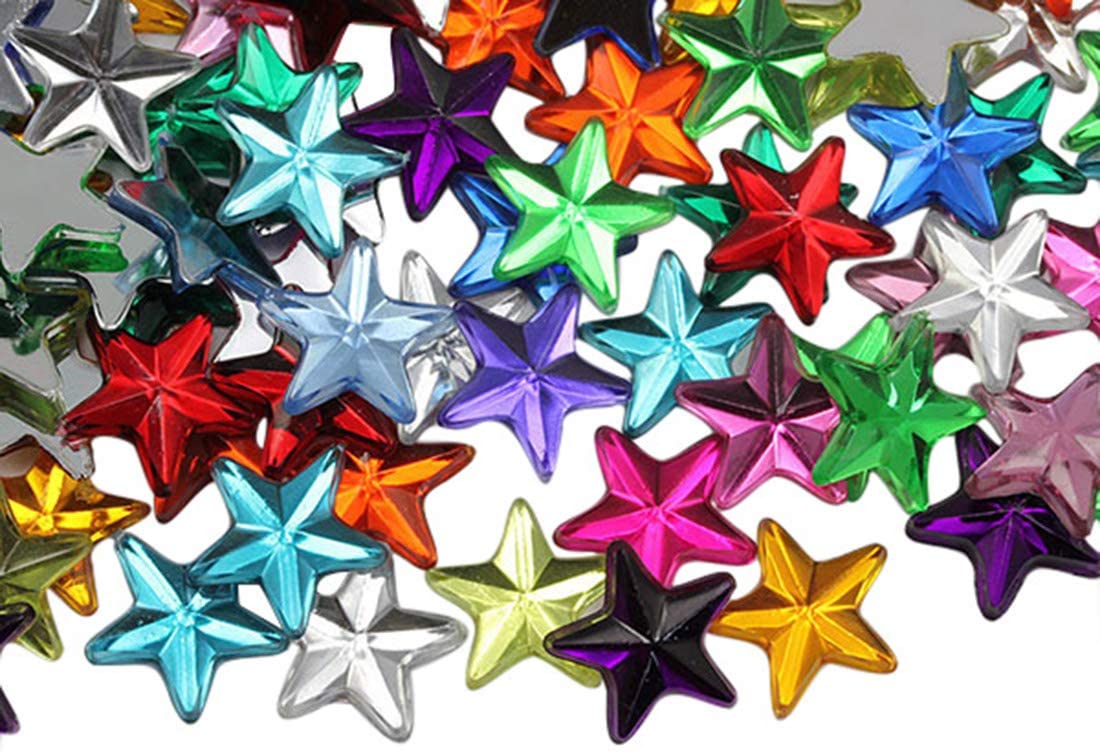 Rhinestones Stars Asst. Colored