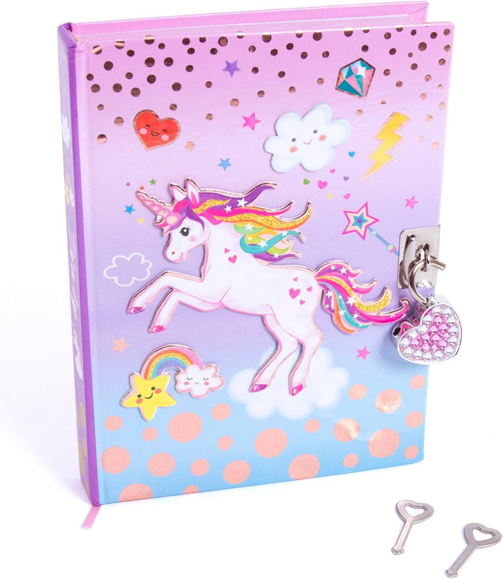 Unicorn Diary With Lock And Keys