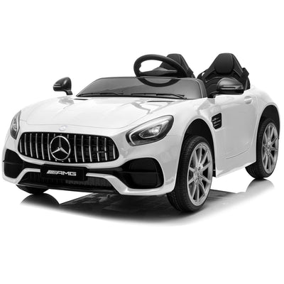 Mercedes Ride On White 12V - 2 Seater - Led Lights