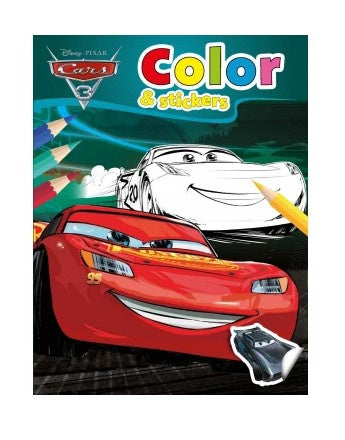 Disney Pixar Cars Colour And Stickers
