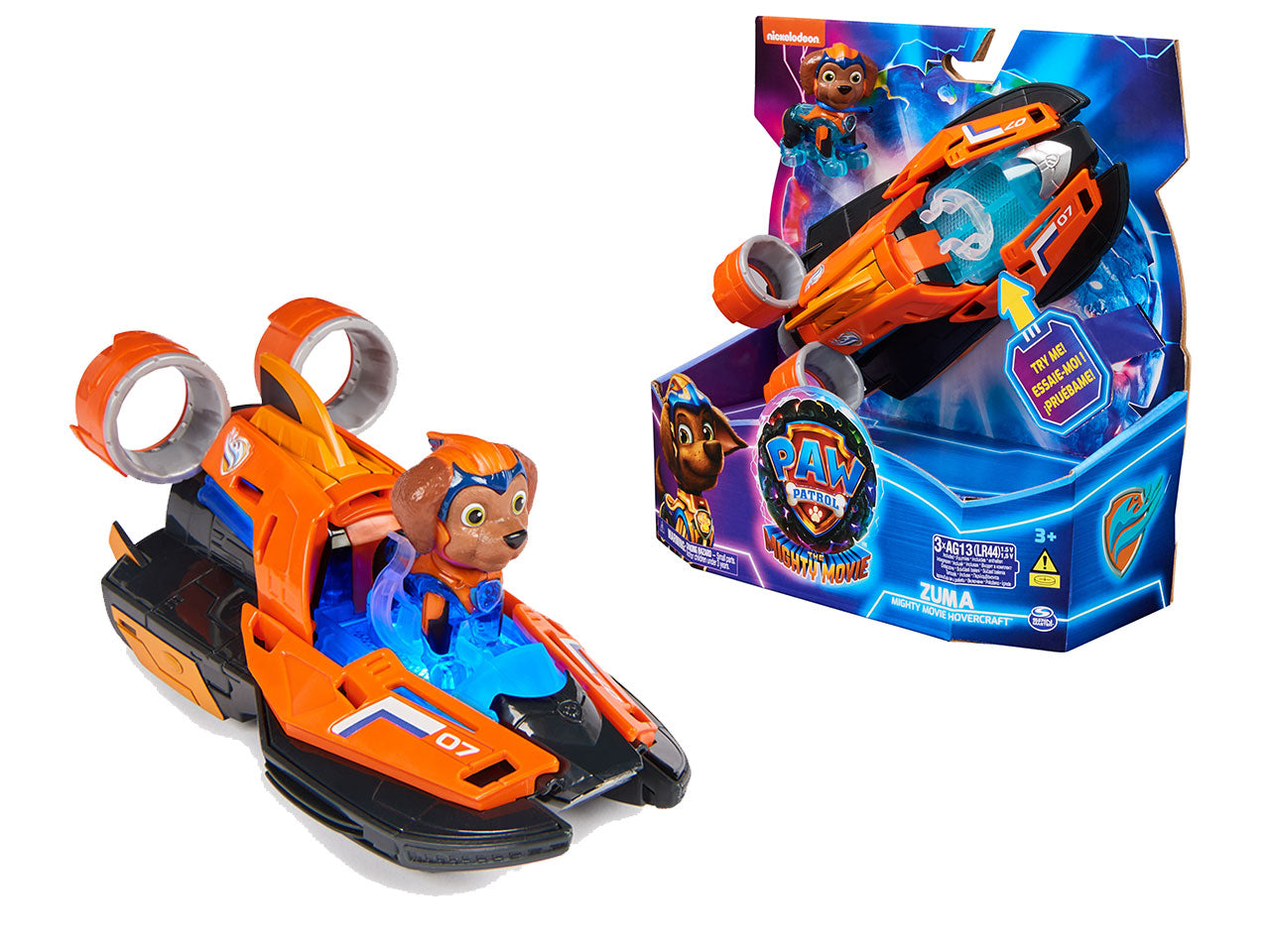 Paw Patrol The Mighty Movie - Jet Boat With Zuma