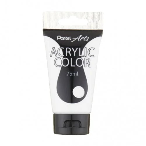 Acrylic Paint 75 Ml Tube White Color