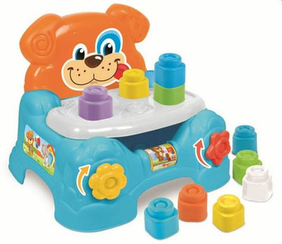 Clemmy - Baby Blue Seat With Soft Blocks