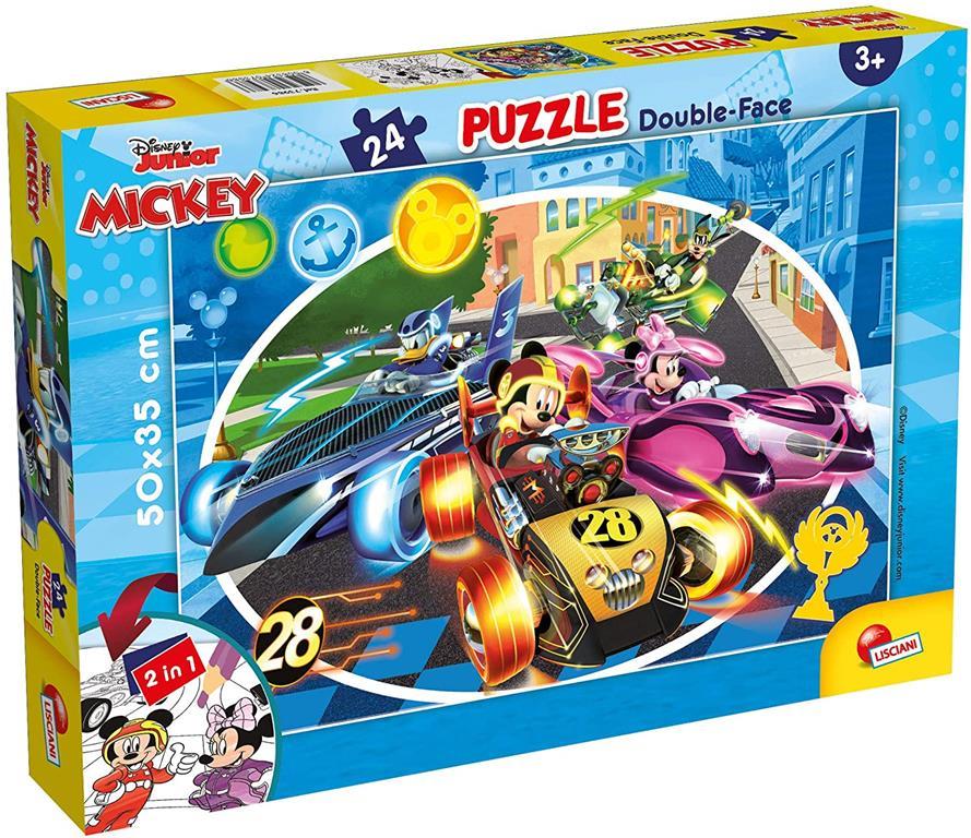 Double-Sided Puzzle Mickey 24Pcs