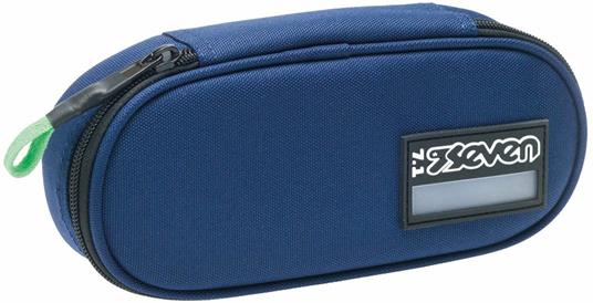 Seven Round Plus Pencil Case Blue