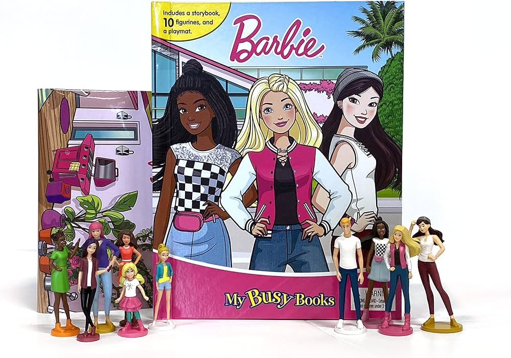 Barbie My Busy Books -10 Figurines