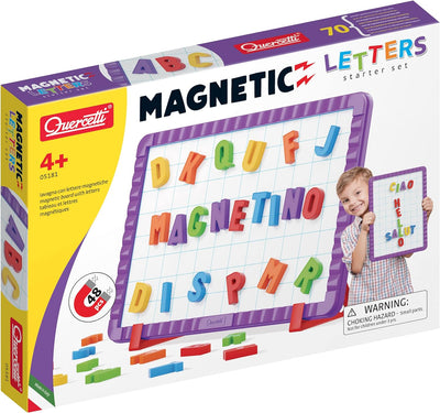 Quercetti - Magnetic Board Basic Letters