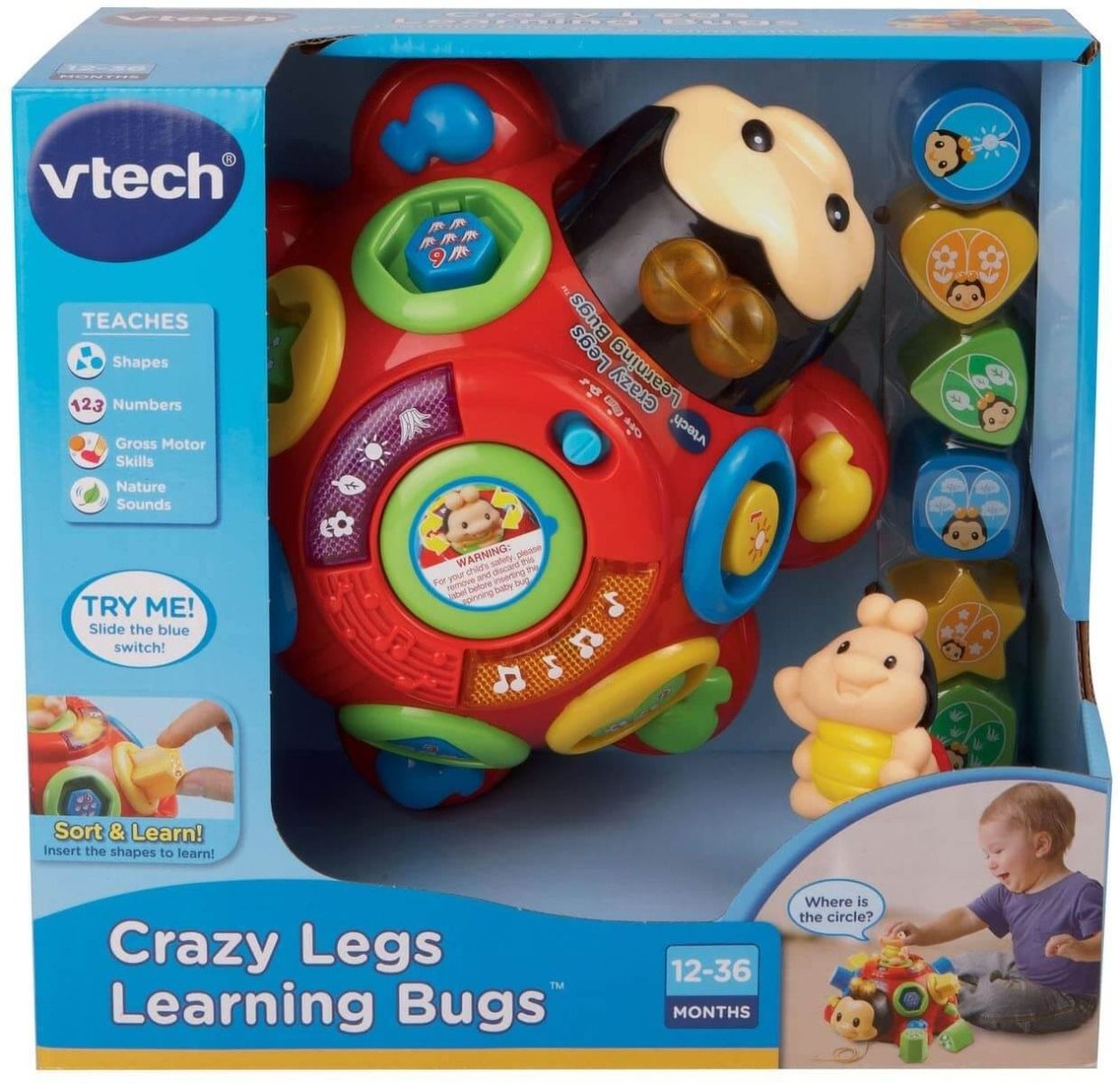 Crazy Legs Learning Bug.