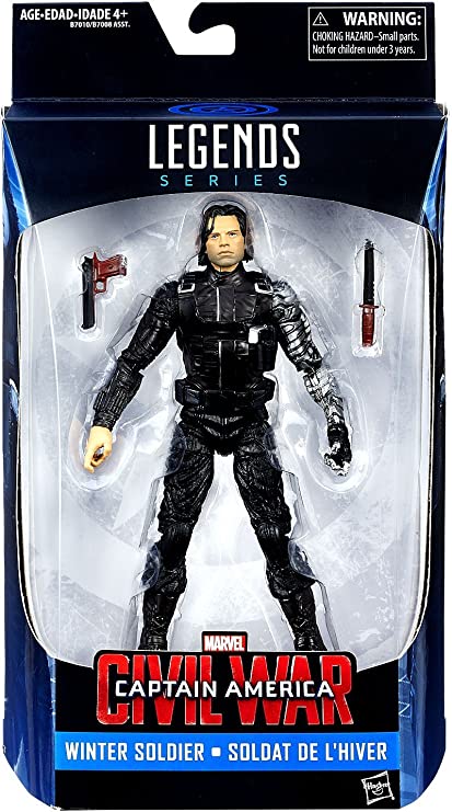 Captain America Civil War Winter Soldier Figure