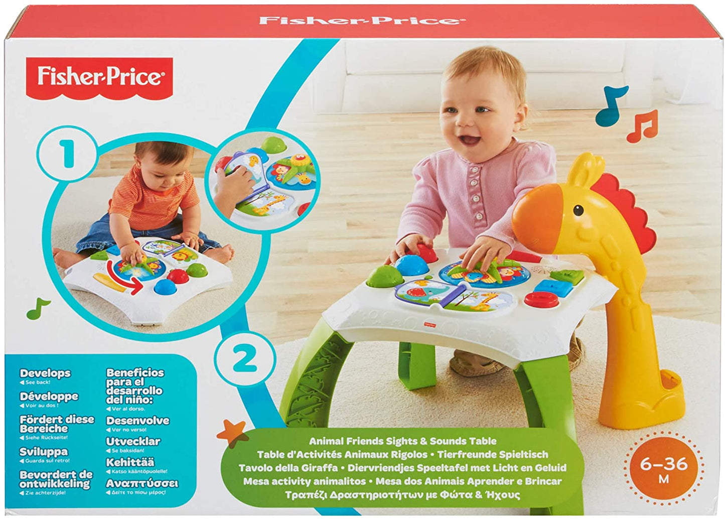 Animal Friends Light And Sounds Table