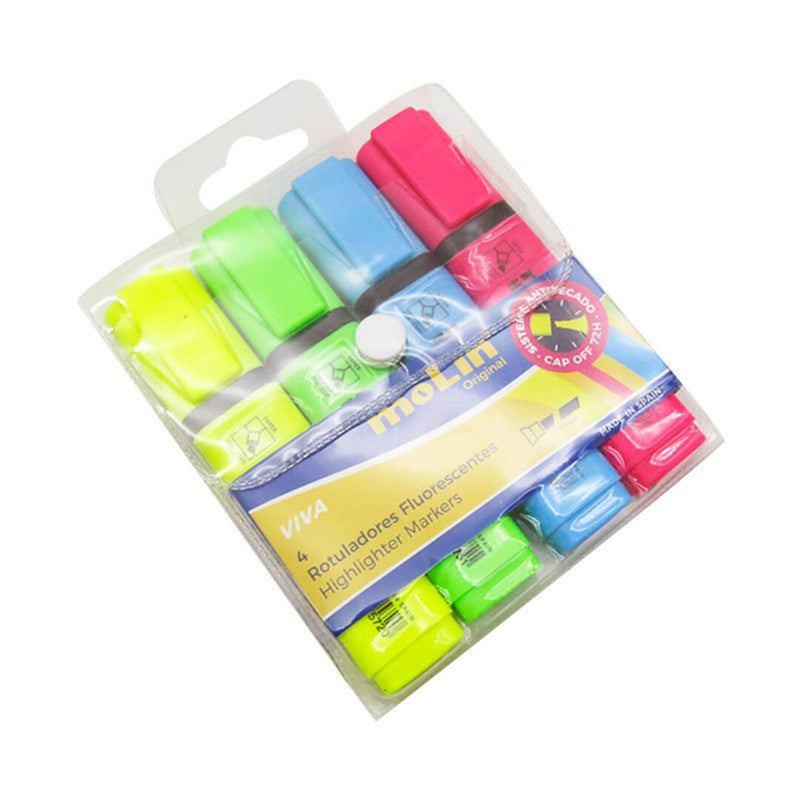 Highlighters Neon X4Pcs