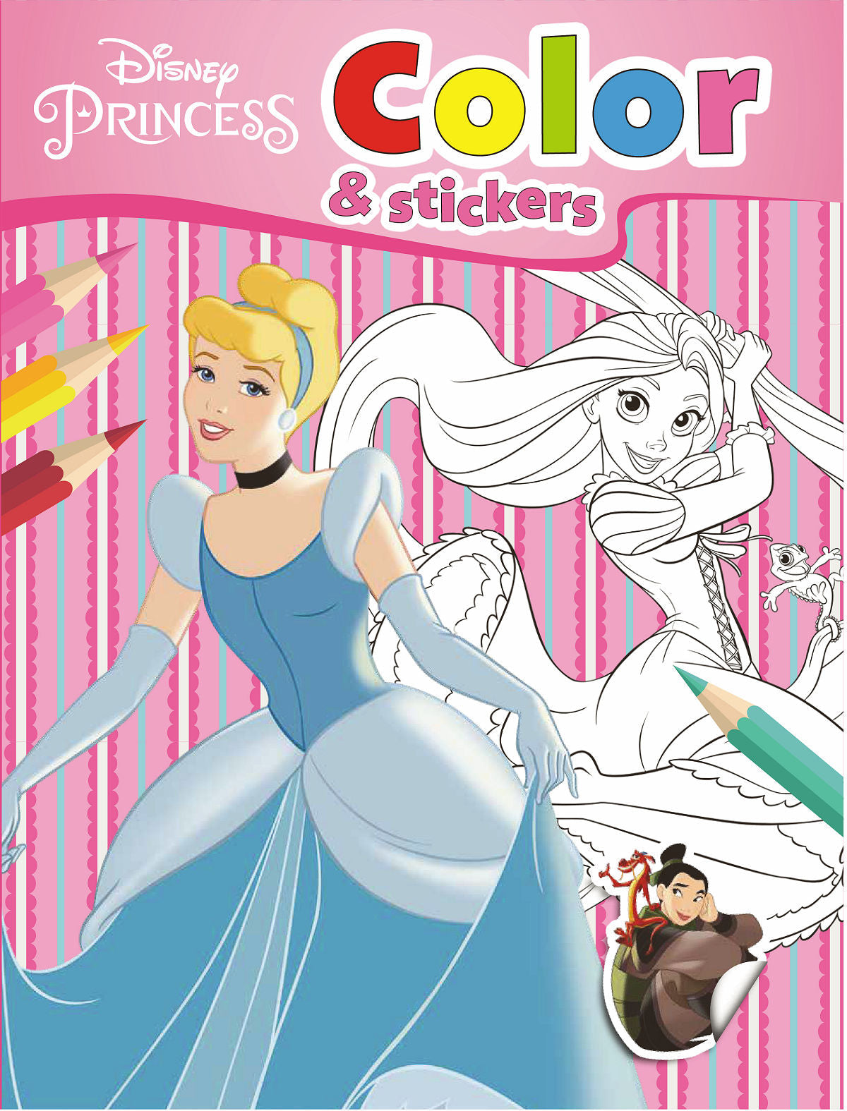 Disney Color And Sticker Fun Princess