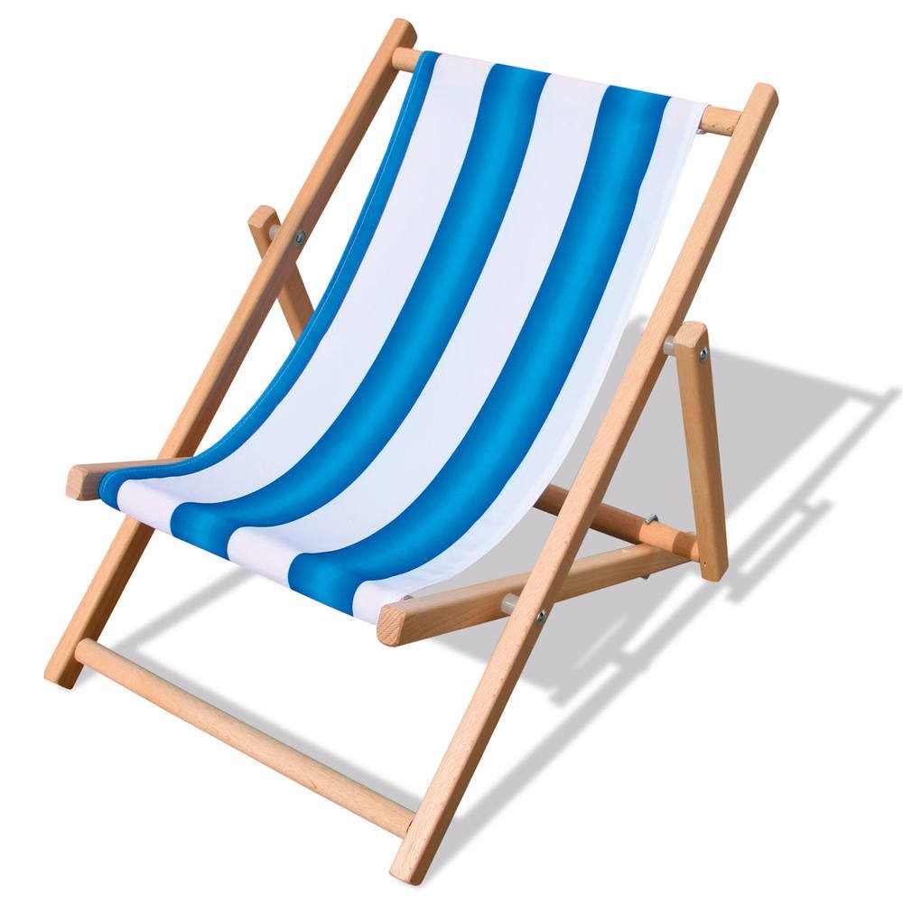 Kids Deckchair Blue