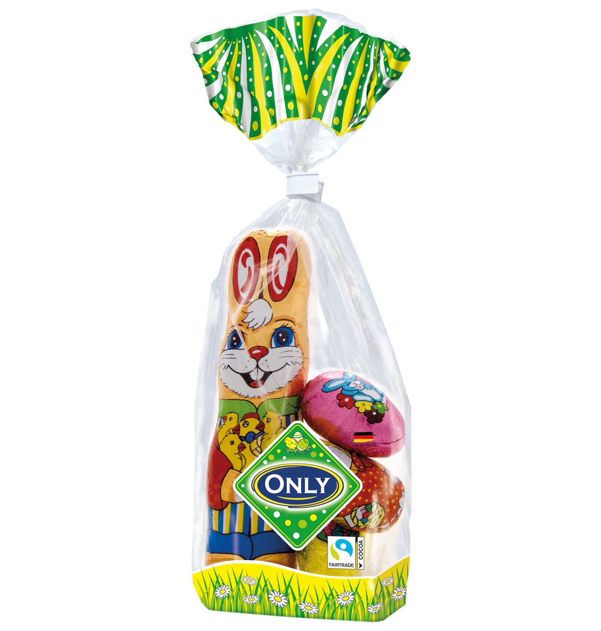 Milk Chocolate Easter Bunny And Eggs