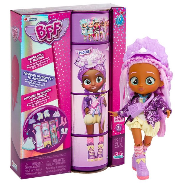 Cry Babies Bff Fashion Doll 8Inch - Phoebe
