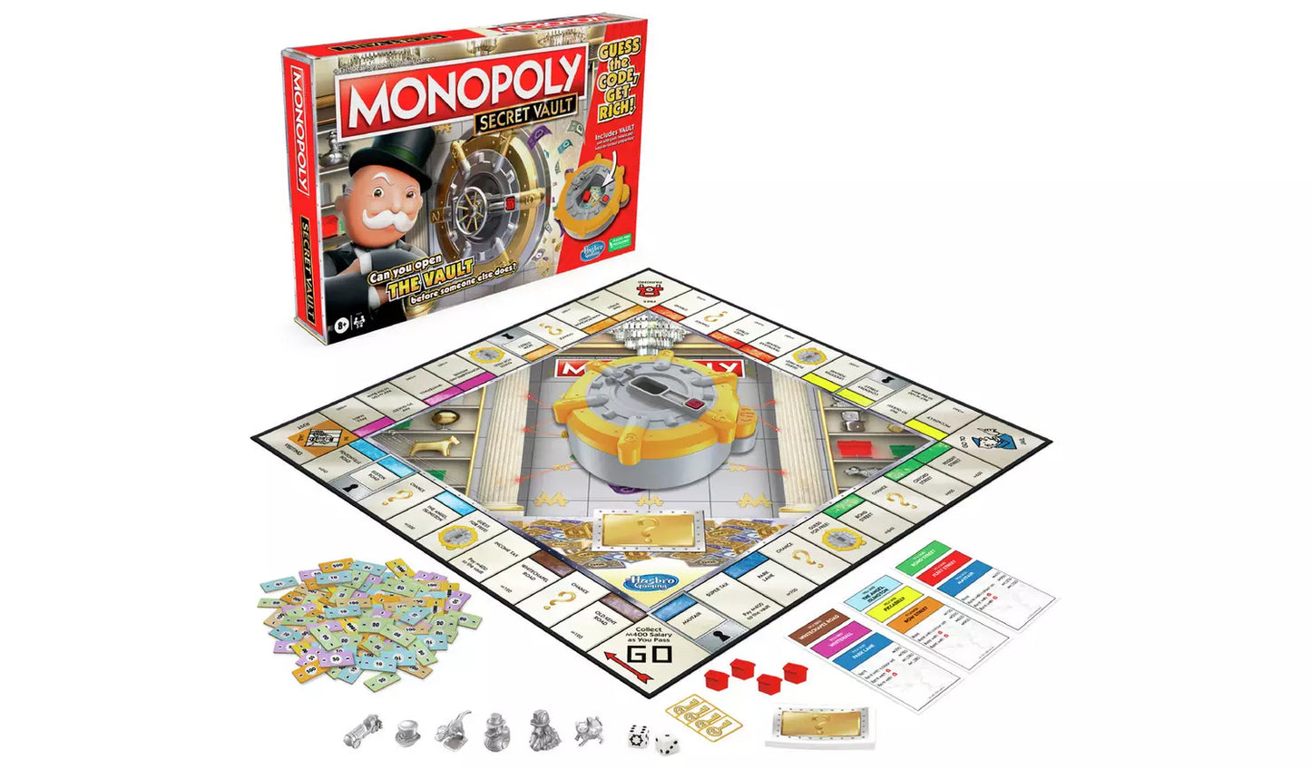 Monopoly Secret Vault Board Game