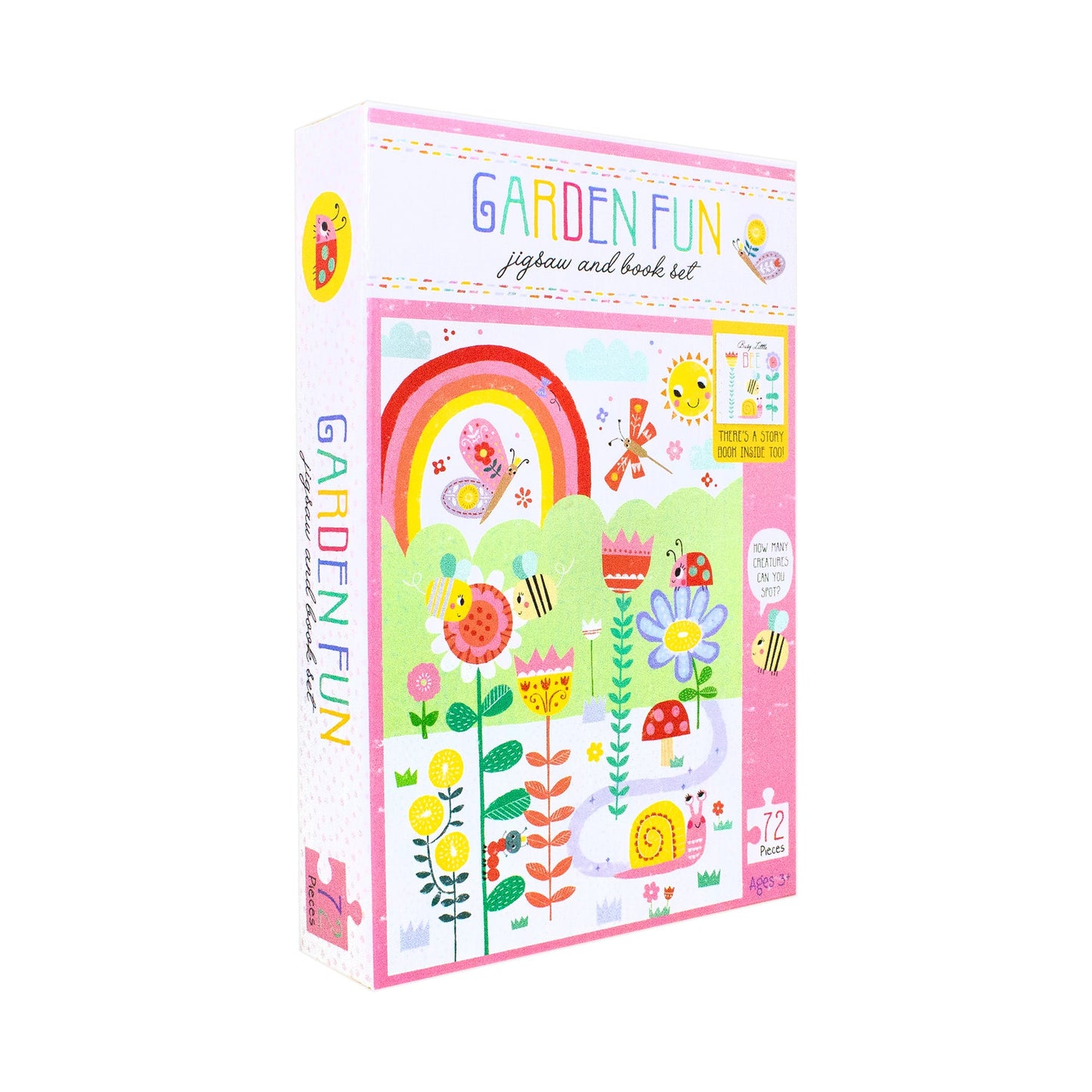 Garden Fun - 72 Pcs Jigsaw And Soft Cover Book Set.