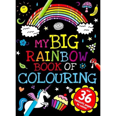 My Big Rainbow Book Of Colouring