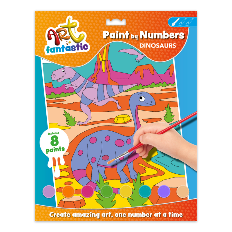 Art Fantastic Paint By Numbers - Dinosaurs
