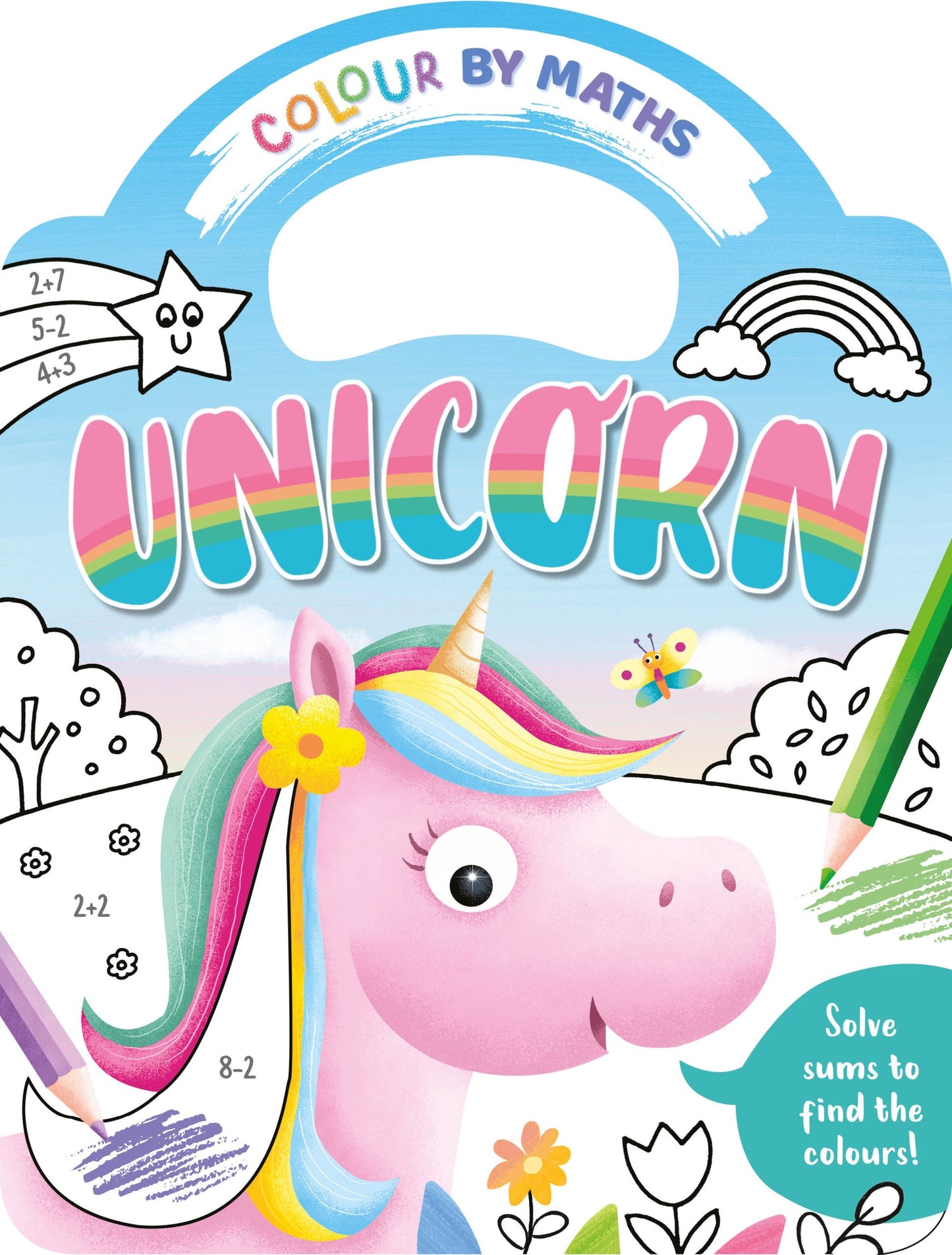 Colour By Maths - Unicorn