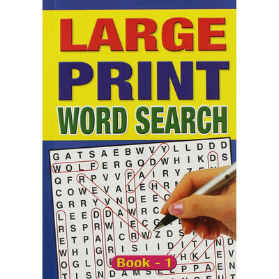Large Print Word Search A5
