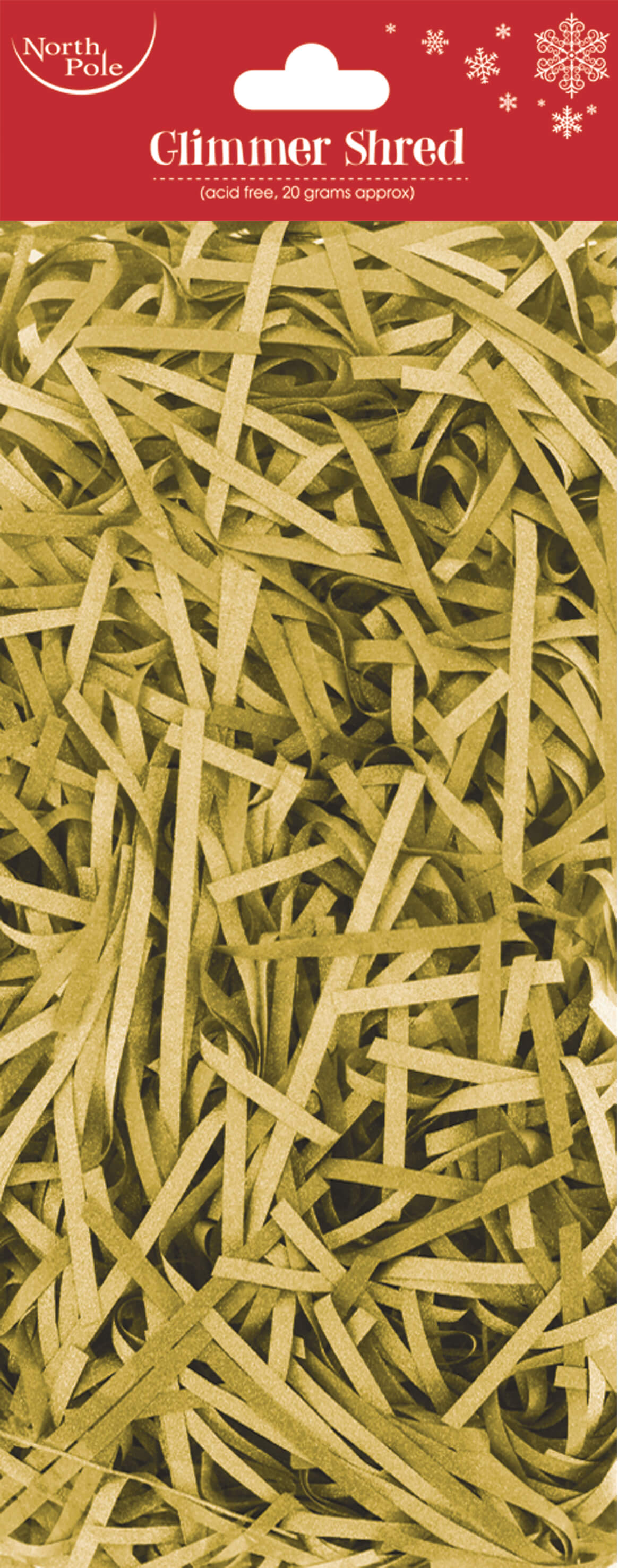 Glimmer Shredded Gold Paper 20 Gr