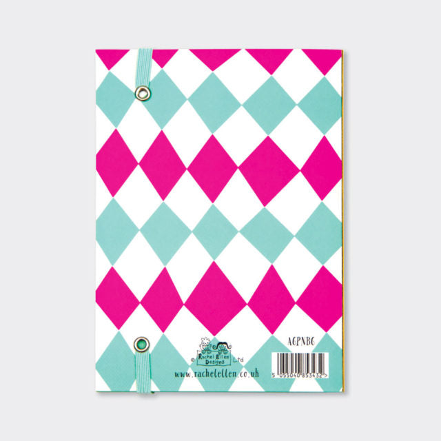 Diamond Pattern Notebook A6