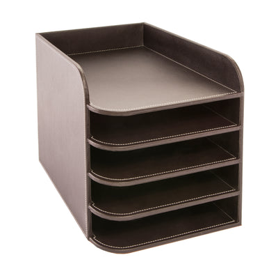 Leather - 5 Letter Trays