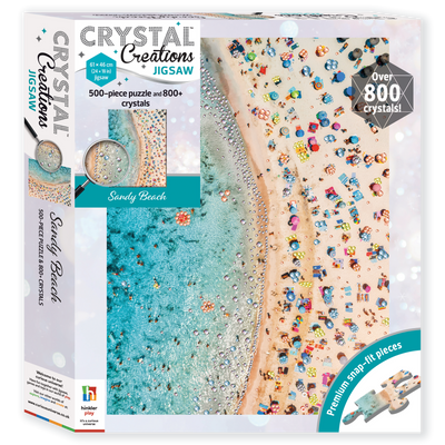 Sandy Beach X500Pcs Jigsaw Puzzle And Over 800Crystals
