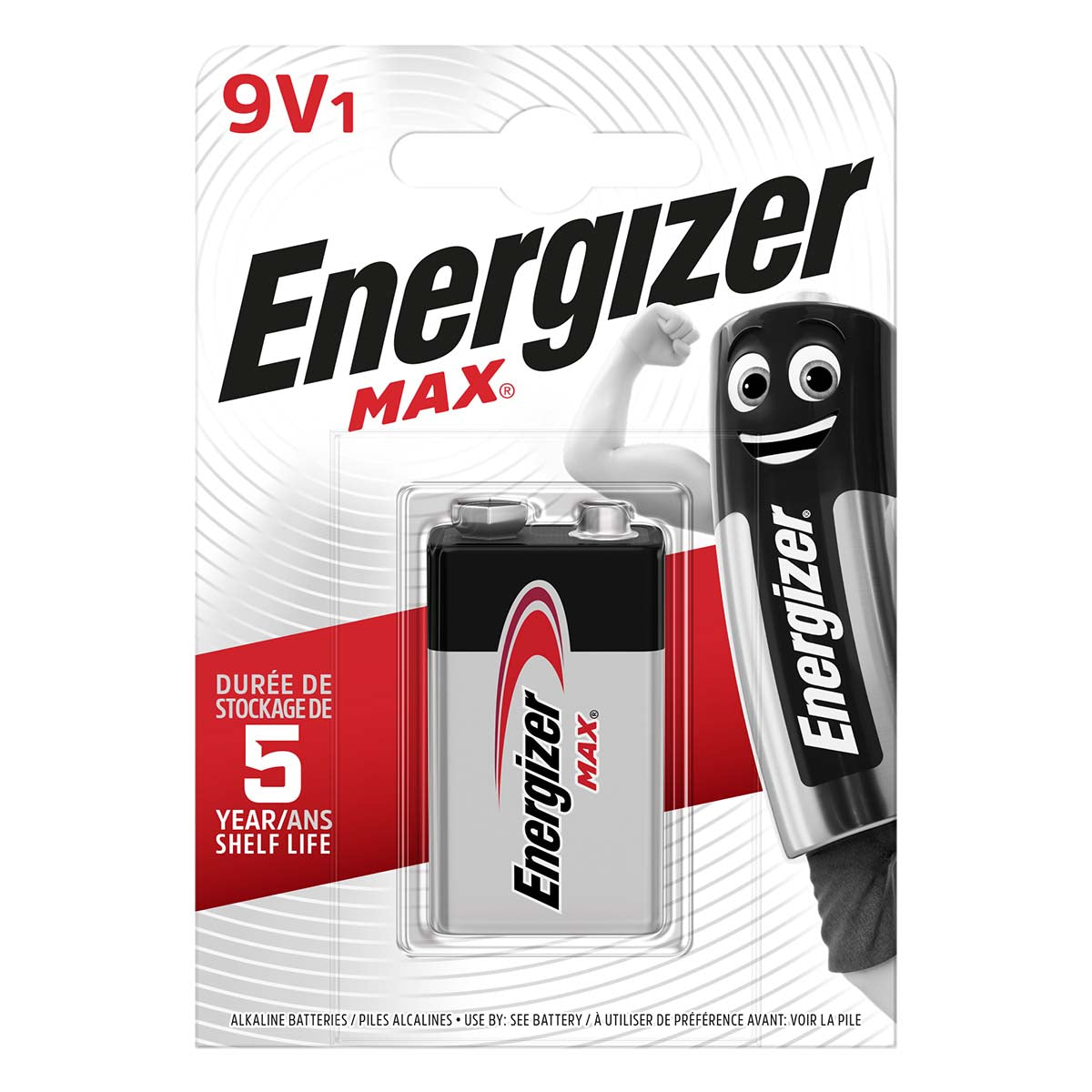 Battery 9V Max Longer Lasting