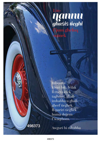 Lin-Nannu Ghaziz Tieghi F'Jum Gheluq Sninek