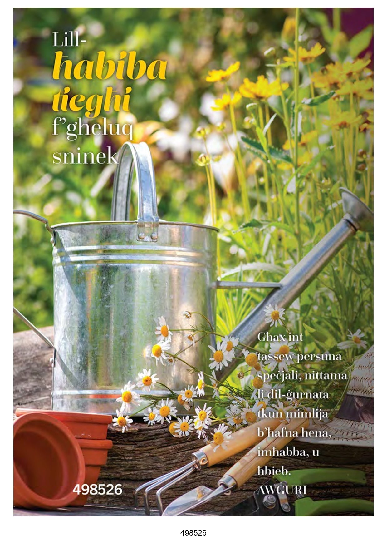 Lill-Habiba Tieghi F'Gheluq Sninek