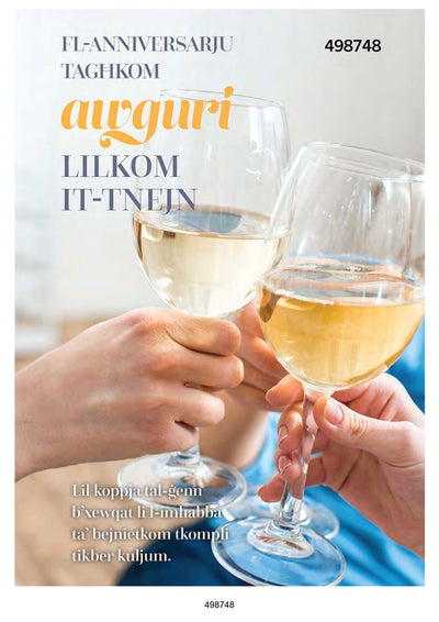 Fl-Anniversarju Taghkom Awguri Lilkom It-Tnejn