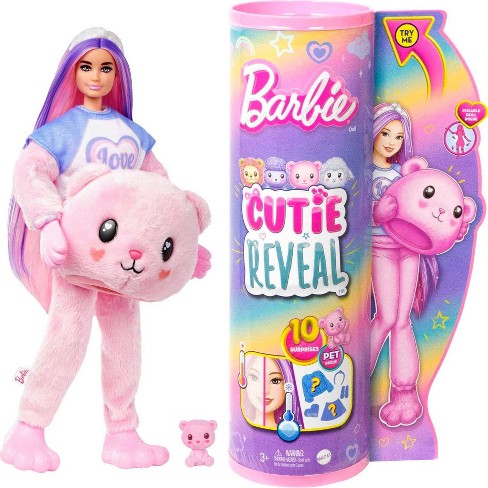 Barbie Cutie Reveal Cozy Cute - Teddy Bear Doll