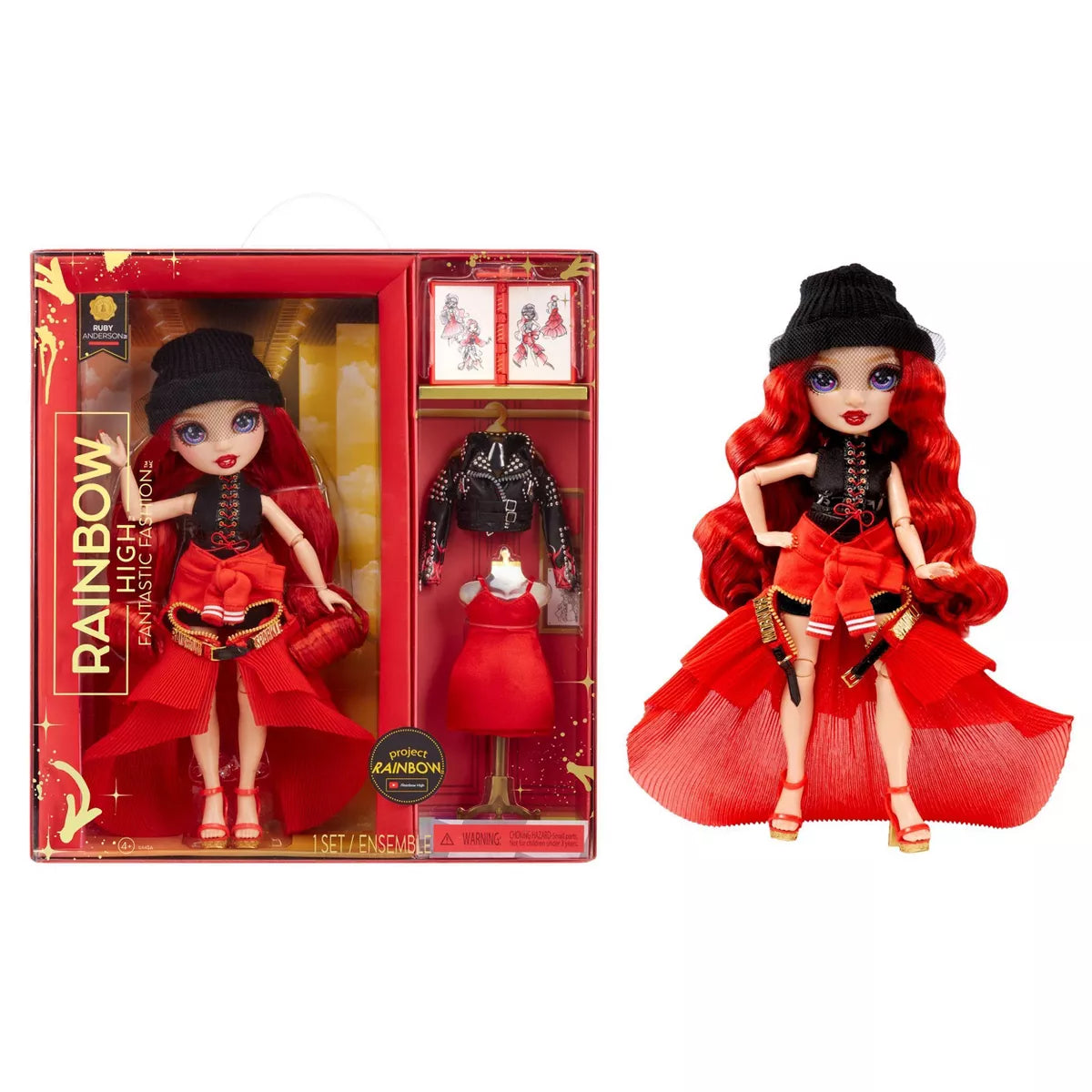 Rainbow High Fantastic Fashion Ruby Anderson 11" Fashion Doll
