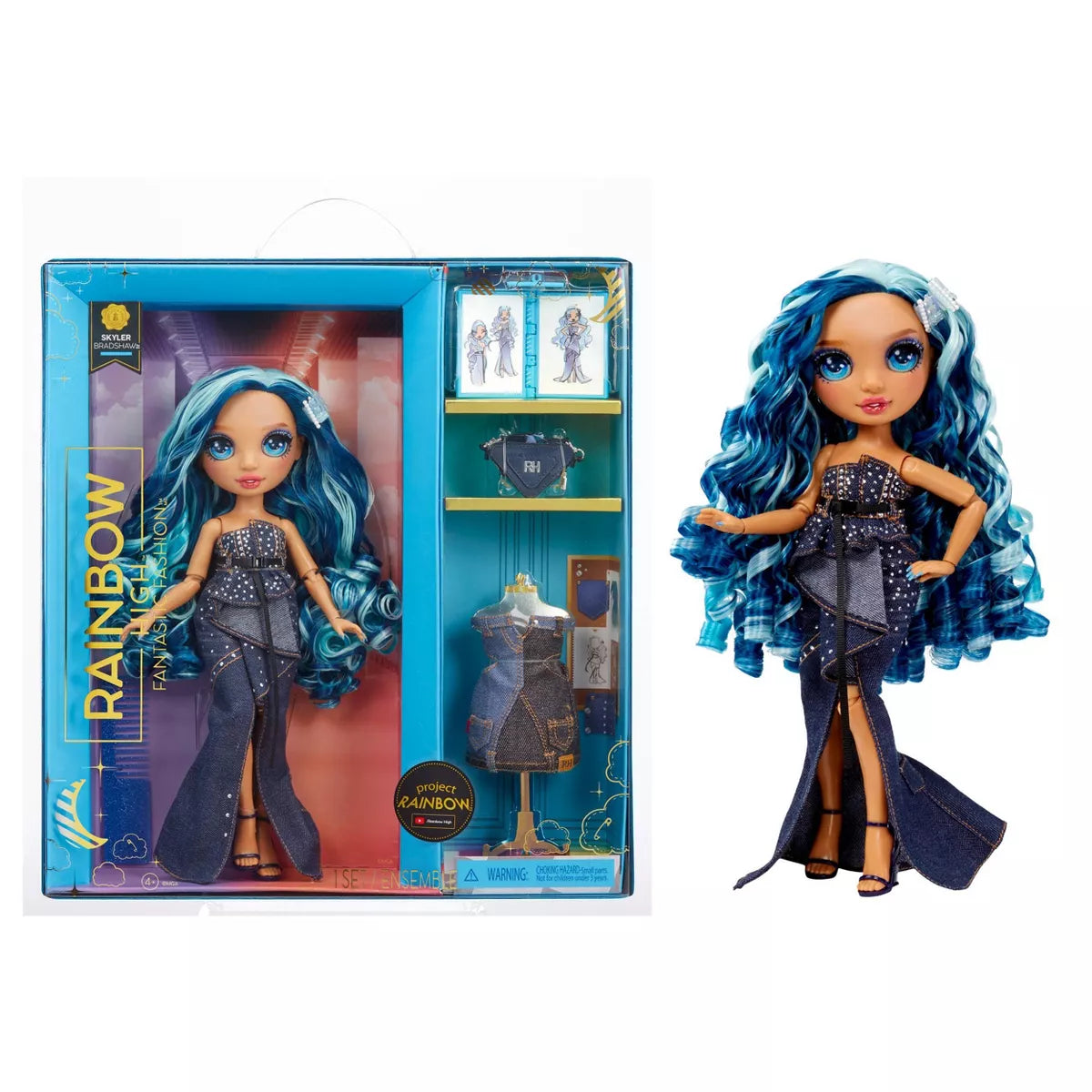 Rainbow High Fantastic Fashion Skyler Bradshaw 11" Fashion Doll