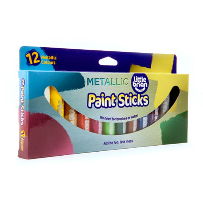 Little Brian X12 Metallic Mess Free Paint Sticks