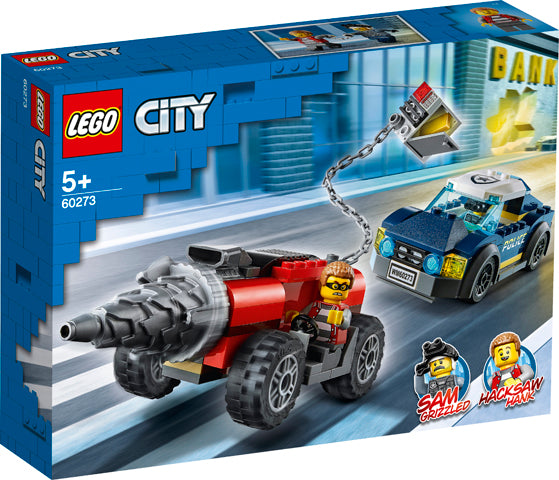 Drill Car And Police Car 60273