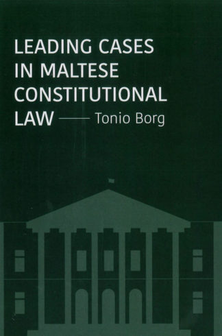 Kt Leading Cases In Maltese Const. Pbk