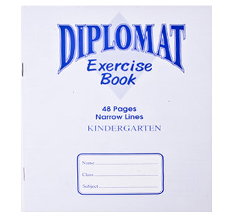 Exercise Book Kindergarten 48 Pages Narrow Lines Line