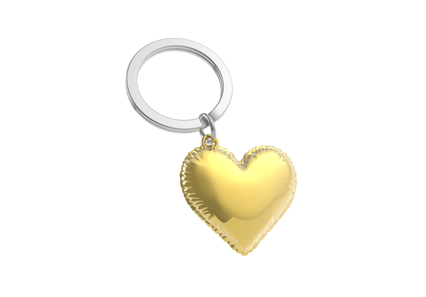Balloon Heart Keychain