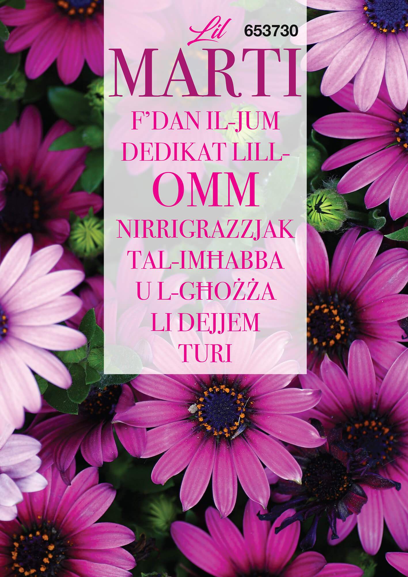 Lil Marti F'Dan Il-Jum Dedikat Lil-Omm...